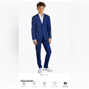 OppoSuits Royal Blue Two-Button Blazer
